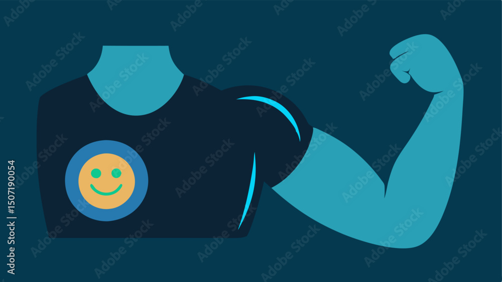 Poster patches on skin a pair of adhesive patches applied to the forearm showing glowing indicators for cor