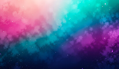 Vibrant Cosmic Hues A Dreamy Gradient Sky Space Art