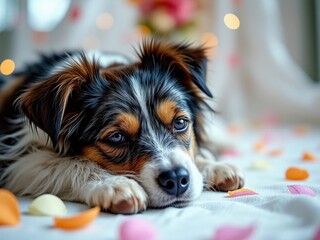 Beloved Mixed Breed Dog's Resting Place