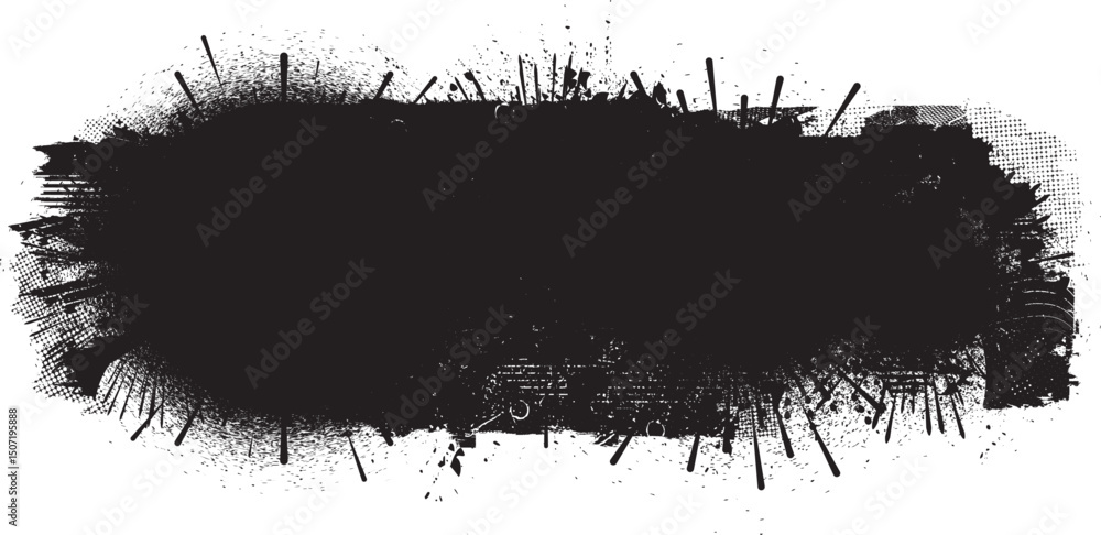 Poster ink splashes for speckle effect .Set of Black Spray Blot of Ink. Place blobs, stains and splats in this pack over any object to create grunge effect .Spray paint drips .abstract vector.
