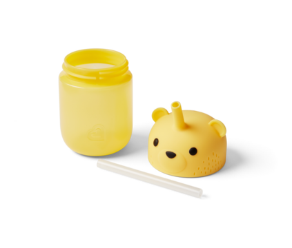 Baby Milk Filter Holding Hand On PNG Transparent Background .Cut-Out Clipping Path With Adobe Photoshop Pen Tool 