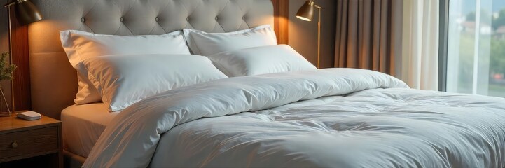 Luxurious and supportive cushion bedding, perfect for a restful night's sleep Soft, plush cushions create a cloud-like comfort Ideal for side, back, and stomach sleepers , calming, soft, well-being
