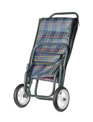 Soft folded shopping trolley bag