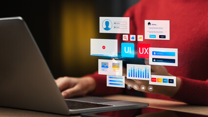 UX-UI Design Web and Application User Design Concepts Web Design Application Design User Experience User Interface Data Visualization Creative Planning Holographic Display