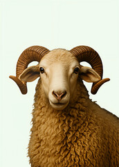 ram on white background
