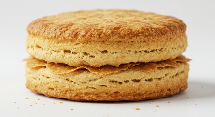 Buttery homemade biscuits with caramel filling sweet treat