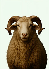 Sacrificial ram for Eid al-Adha