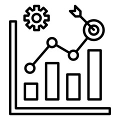 Business Performance and Goal Achievement Icon