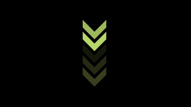 Arrow down and Up direction combo icon animation, Animated Up and down arrow icon pointing, Abstract animation icon.