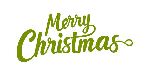 Merry Christmas banner design. Holiday vector illustration.	