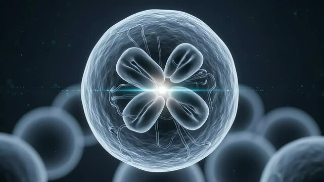 4K Cell Structure Detailed Footage
