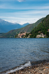 lake and mountains