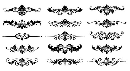 set of decorative elements for design