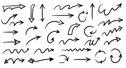 hand drawn vector alphabet