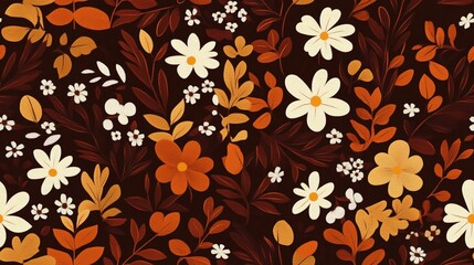 Pastel vintage floral pattern with old-fashioned charm, suitable for stationery, textile prints, and romantic themed visuals.