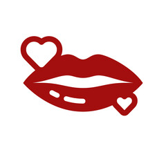 lips vector icon 