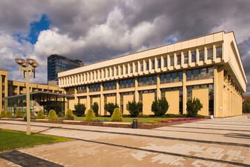 Lithuanian Parliament House in Vilnius City