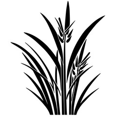 grass, nature, plant,leaf,ambush isolated vector 