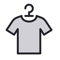 cloth hanger vector icon