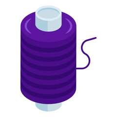A unique design icon of thread spool