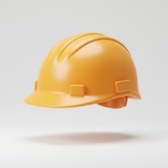 Fototapeta premium 3D Construction Helmet in Stylized Design