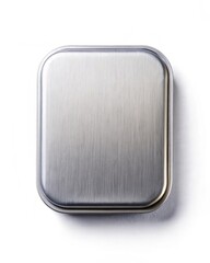 Brushed Stainless Steel Square Container Perfect for Storage, Organization, and Crafts