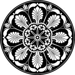 mandala round ornament