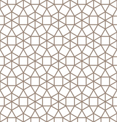 Seamless geometric abstract pattern with a modern line style