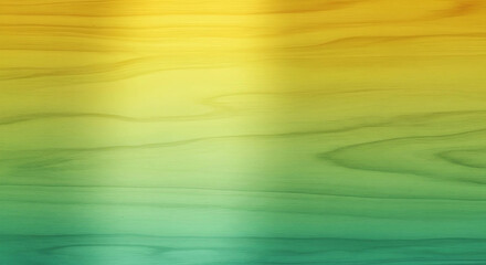 Abstract background featuring yellow, green, and blue tones with a wooden texture, creating a vintage, panoramic design, Generative AI.