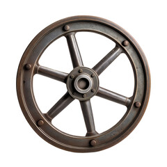 Obraz premium railway wheelset steel wheels and axle