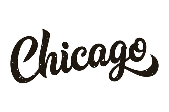 Chicago Calligraphy Script Lettering Design