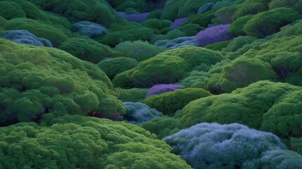Lush Green Canopy Aerial View  Nature  Landscape  Foliage  Trees  Plants