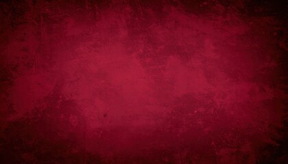 Dark red textured background, grunge style, vignette effect.