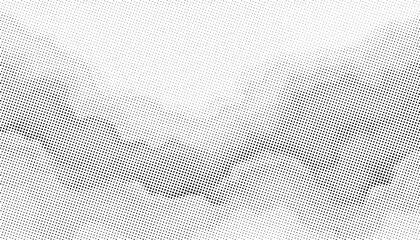 Monochrome watercolor gradient halftone dots background. Vector vintage illustration. Abstract small grunge dots on white background