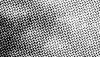 Abstract monochrome halftone pattern. Futuristic dotted vintage panel. Grunge backdrop with circles, dots, point. Design element for web banners, posters, cards. Black and white color vector