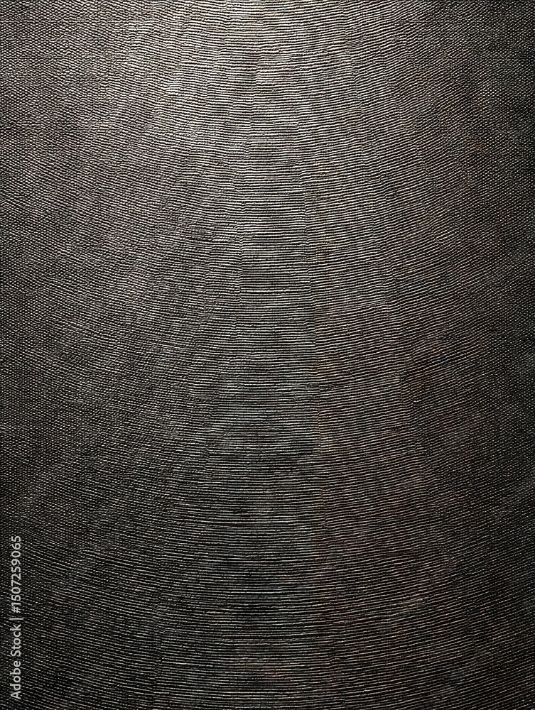 Poster ripple texture in espresso and gunmetal with top-left glow and subtle radial embossing for elegant f
