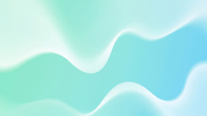 그린 블루 물결 웨이브 그라데이션 ppt 프레젠테이션 배경