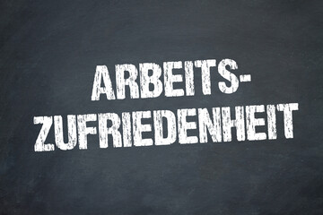 Fototapeta premium Arbeitszufriedenheit
