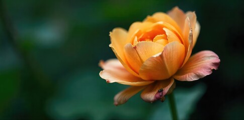 Close-up of a wilting flower, petals browning and drooping, signifying the final stages of life A poignant image representing the fragility and inevitable end of existence , finality, aging