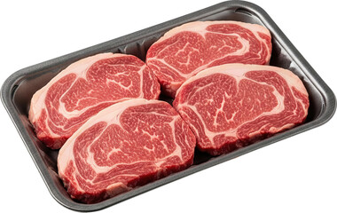 Raw Juicy Beef Steaks