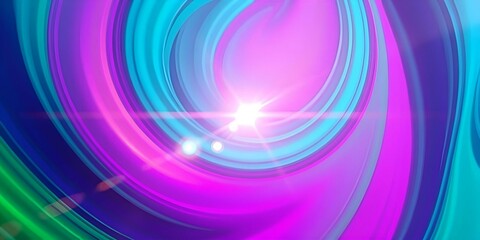 Obraz premium Abstract colorful background with swirling light waves, vibrant blue and purple energy flowing in a bright, textured spiral design