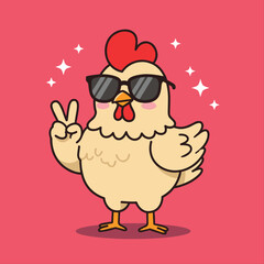 Chicken Mascot Logo, perfect for a restaurant business logo