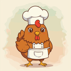 Chicken Mascot Logo, perfect for a restaurant business logo