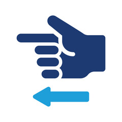 Point left icon