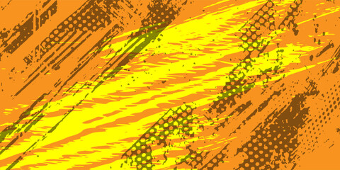 Abstract yellow grunge background texture. eps 10