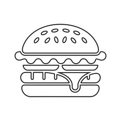 hamburger icon vector illustration eps 10