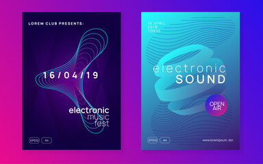 Edm Event. Fest Magazine. Dj Electro Element. Green Music Poster. Violet Party Set. Concert Invite. Psychedelic Beat Invitation. Pink Edm Event