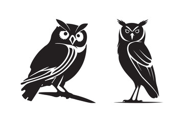 Detailed illustration of a majestic owl