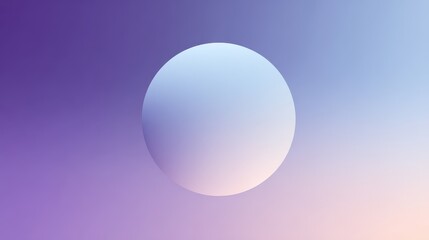 Minimalist Website Header Using Pastel Gradient