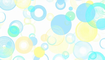 Dynamic colorful circles abstract art digital background graphic design modern aesthetic vibrant atmosphere